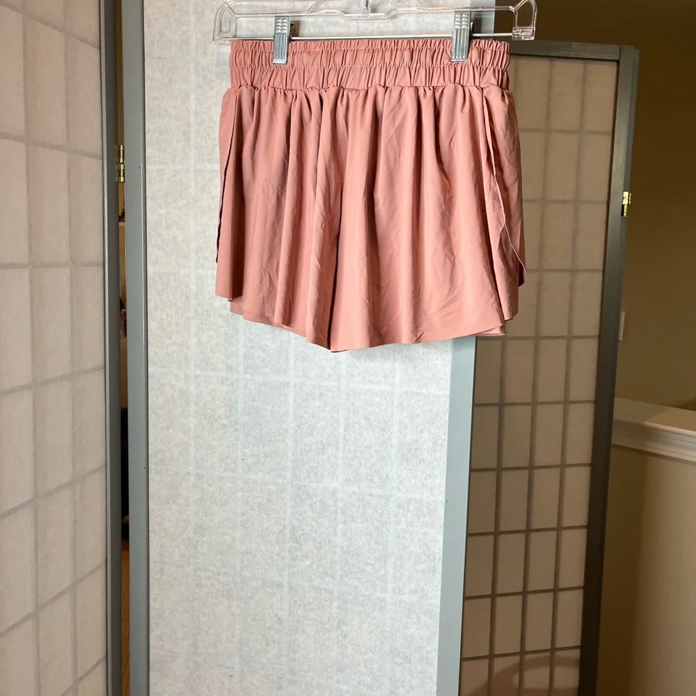 NWOT pink 3” lined athletic shorts